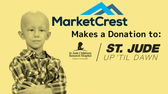 MarketCrest Donation to St Jude's Up All Night Event