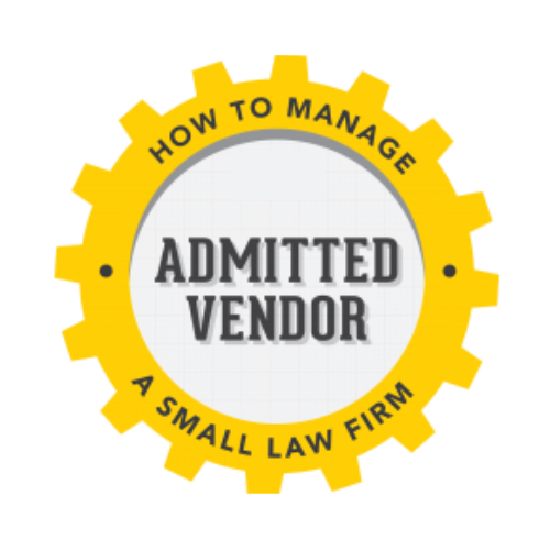 How to Manage a Small Law Firm | Admitted Vendor Badge for MarketCrest