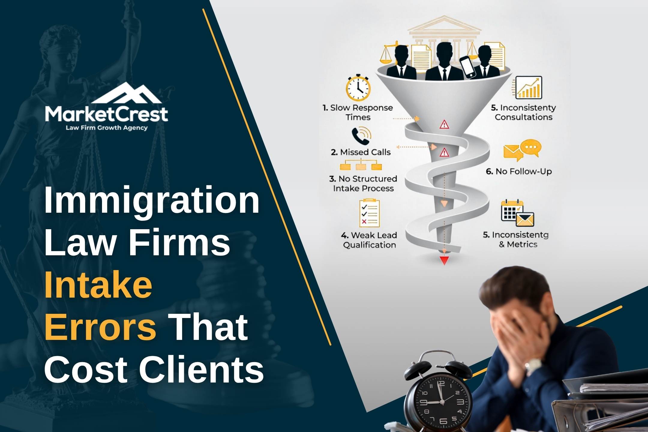 Intake Process - Immigration Law Firms Intake Errors That Cost Clients - MarketCrest