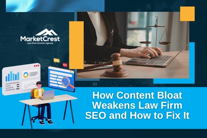 Publishing More Content - How Content Bloat Weakens Law Firm SEO - MarketCrest