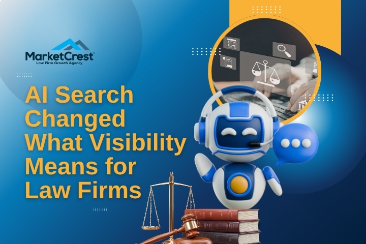 What Changed is Visibility - AI Search Changed What Visibility Means for Law Firms - MarketCrest