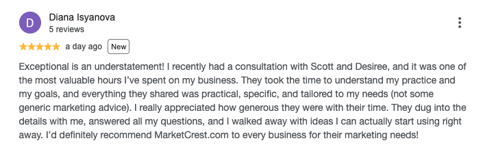 Brand Story Audit Review from Diana Isyanova